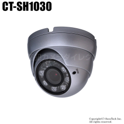 【CT-SH1030】220万画素 SONY製CMOS 暗視防雨VF AHDドーム（AHD/TVI/CVI/CVBS 選択可）