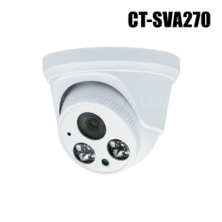 【CT-SVA270】音声もワンケーブル 集音マイク内蔵 赤外線暗視 ドームカメラ（500万画素）