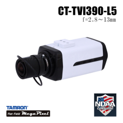 【CT-TVI390-L5】210万画素　フルHDオートアイリス機能搭載　TVIカメラ（f=2.8～13mmメガピクセル対応広角レンズ付）