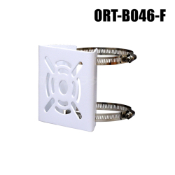 【ORT-B046-F】ポール取付金具　単管パイプ対応（45～100mm ステンバンド二本付）