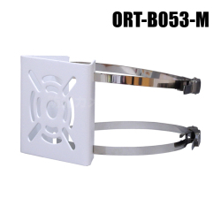 【レターパックプラス可】ポール取付金具 ラチェット式 (65～160mm ステンバンド二本付) 【ORT-B053-M】