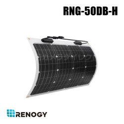 【RNG-50DB-H】レノジー RENOGY フレキシブルソーラーパネル 単結晶 50W （返品不可・代引不可）