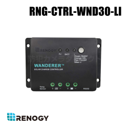 【RNG-CTRL-WND30-LI】レノジー RENOGY PWMチャージコントローラー30A WANDERER シリーズ （返品不可・代引不可）