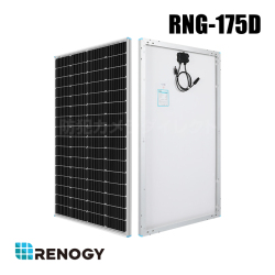 【RNG-175D】レノジー RENOGY ソーラーパネル 175W 単結晶 12Vシステム用 自作太陽光発電/ソーラー発電適用 （返品不可・代引不可）