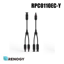 【RPC0110EC-Y】レノジー RENOGY 並列用MC4コネクターY字型延長ケーブル MMF FFMペア （返品不可・代引不可）