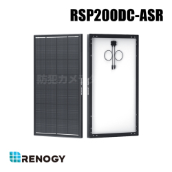 【RSP200DC-ASR】レノジー RENOGY 200W ShadowFluxシリーズ 影に強い N型 高効率ソーラーパネル（返品不可・代引不可）