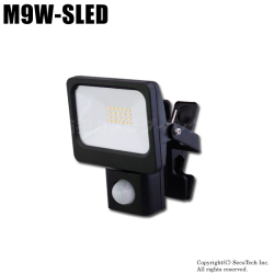 【M9W-SLED】 クリップで簡単取付け 省エネＬＥＤセンサーライト（返品不可）