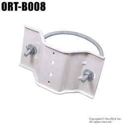【ORT-B008】防犯カメラ・監視カメラ屋外ポール取付用ブラケット（U型：100～140mm）