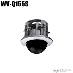 WV-Q155S】Panasonic カメラ天井埋込金具 スモークドームタイプ（代引