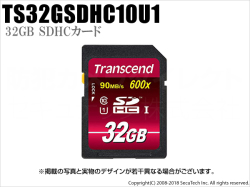 【TS32GSDHC10U1】Transcend（トランセンド）32GB SDHCカード Class10