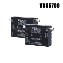 【VDS6700】AHD/TVI/CVI/CVBS対応 映像・電源・制御信号 重畳ワンケーブル伝送送受信機（RS-422/RS-485 通信対応）