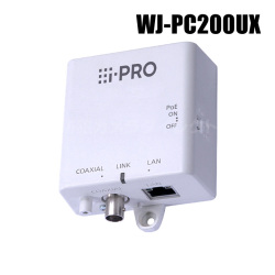 【WJ-PC200UX】 Panasonic アイプロ i-PRO PoE給電機能付 同軸-LANコンバーター （カメラ側） （代引不可・返品不可）（3年保証）
