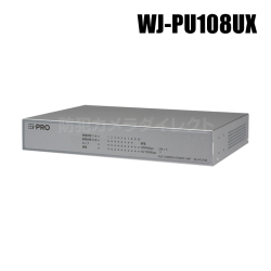 【WJ-PU108UX】 Panasonic アイプロ i-PRO PoEカメラ電源ユニット 8ポート （代引不可・返品不可）（3年保証）