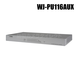 【WJ-PU116AUX】 Panasonic アイプロ i-PRO PoEカメラ電源ユニット 16ポート （代引不可・返品不可）（3年保証）