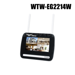 【WTW-EG2214W】 7インチタッチモニター 4ch イーグルminiスタンド 録画機（HDD選択）（代引不可・返品不可）