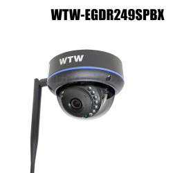 【WTW-EGDR249SPBX】 300万画素 機器間Wi-Fi対応 屋外軒下仕様 赤外線ドームカメラ（代引不可・返品不可）