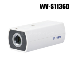 【WV-S1136D】 Panasonic アイプロ i-PRO 2MP（1080P）屋内ボックス AIカメラ アナログ出力対応モデル（代引不可・返品不可）（3年保証）（受注生産）