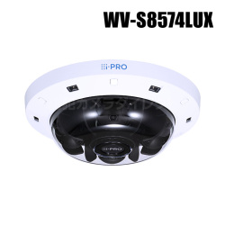 【WV-S8574LUX】 Panasonic アイプロ i-PRO 4K 屋外 AIマルチセンサーカメラ （代引不可・返品不可）（3年保証）（受注生産）