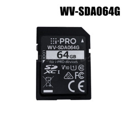 【WV-SDA064G】 Panasonic アイプロ i-PRO機器専用 SDメモリーカード （代引不可・返品不可）（3年保証）