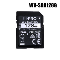 【WV-SDA128G】 Panasonic アイプロ i-PRO機器専用 SDメモリーカード （代引不可・返品不可）（3年保証）