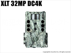 【トロフィーカムXLT 32MPノーグロウDC4K】乾電池対応　屋外センサー暗視カメラ SDカード自動録画（代引不可・返品不可）