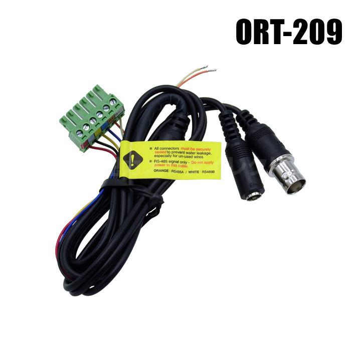 【ORT-209】特殊ケーブル (RS-485/BNCJ/DCJ) 接続ターミナル付き 【メール便可】