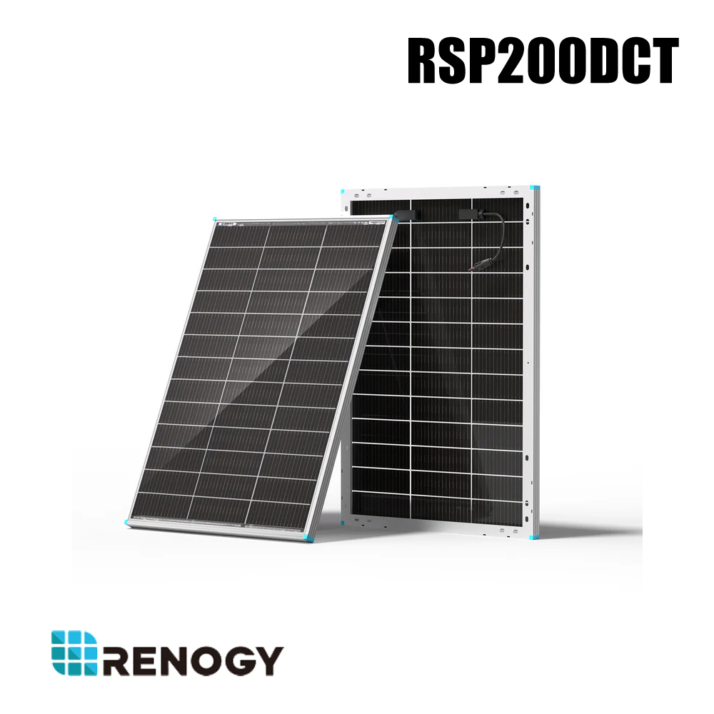 【RSP200DCT】レノジー RENOGY 200W N-Type 両面発電ソーラーパネル（返品不可・代引不可）