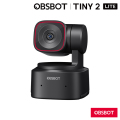 【OBSBOT Tiny 2 Lite】AIパワード4K PTZウェブカメラ ゲームライブ配信 オンライン会議 プレゼンに（返品不可）