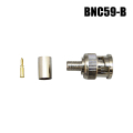 BNCコネクタ 半田付け圧着タイプ [RG59/U]【BNC59-B】 【メール便可】