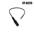 【メール便可】【CT-A225】DCジャック付き短ケーブル（DCコード・片端）