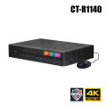 【CT-R1140】H.265 8MP 4K対応 AHD/HD-TVI/CVBS 4chデジタルレコーダー（HDD1～10TB選択）