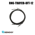 【RNG-TRAYCB-8FT-12】レノジー RENOGY バッテリー～チャージコントローラー間用ケーブル 2.4m 3.5SQ （返品不可・代引不可）