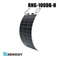 【RNG-100DB-H】レノジー RENOGY フレキシブル ソーラーパネル 100W 単結晶 12V MC4コネクタータイプ 高変換効率 超薄型 （返品不可・代引不可）