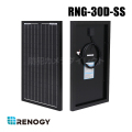 【RNG-30D-SS】レノジー RENOGY ソーラーパネル 30W 単結晶 12V MC4コネクタータイプ 高変換効率 太陽光パネル （返品不可・代引不可）