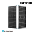 【RSP220DT】レノジー RENOGY 両面ソーラーパネル 220W 単結晶 18.8 V MC4コネクタータイプ 高変換効率 太陽光パネル （返品不可・代引不可）