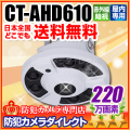 【CT-AHD610】220万画素　フルHD 屋内用全方位撮影・パノラマ赤外線暗視AHDカメラ（f=2.3mm）