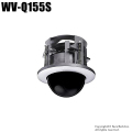 【WV-Q155S】Panasonic カメラ天井埋込金具 スモークドームタイプ（代引不可・返品不可）