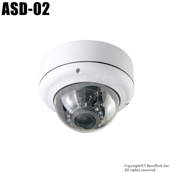 【ASD-02】SD録画機能搭載防犯カメラ ［返品不可］
