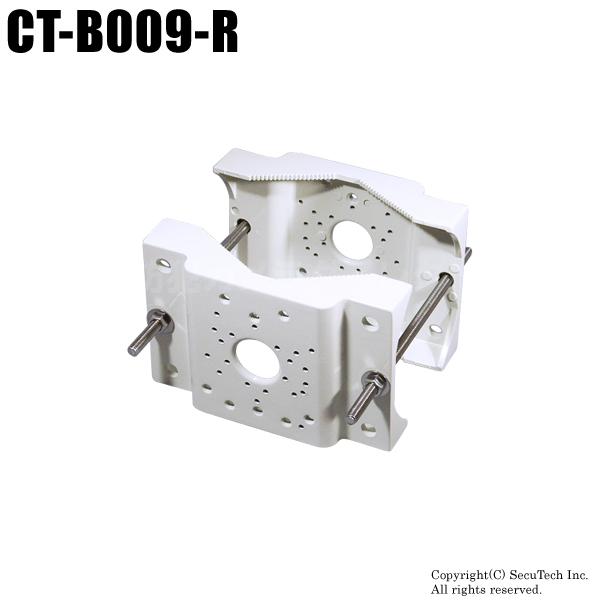 Ct B009 R ポール取付金具 特注万能29穴 屋外対応 挟込 直径65