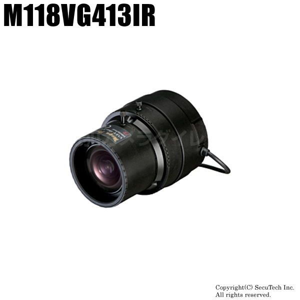 【M118VG413IR】タムロン製　メガピクセル対応バリフォーカルレンズ（f=4～13mm）（返品不可）