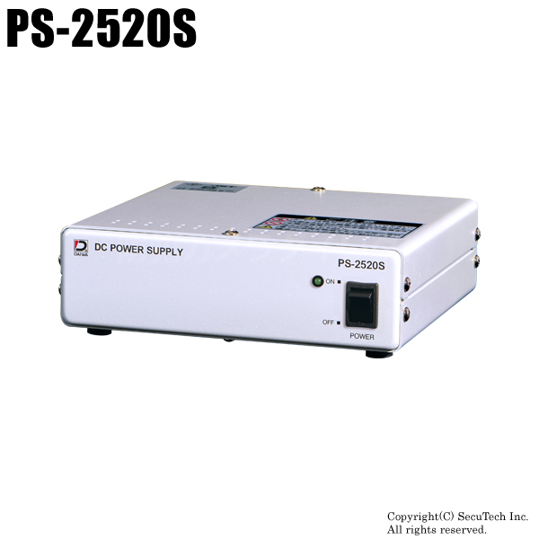 【PS-2520S】防犯カメラ・監視カメラ用電源装置 (AC出力 最大300W）（返品不可）