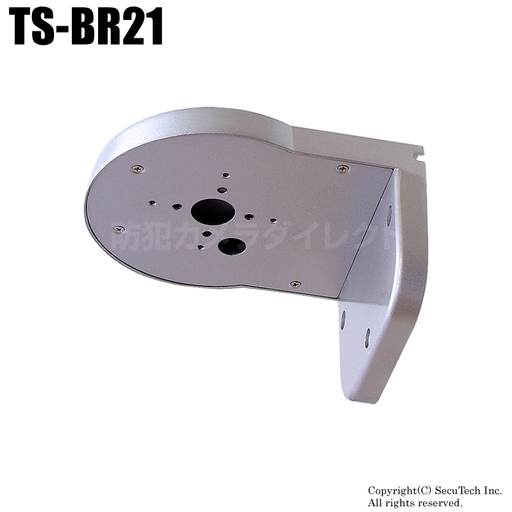 【TS-BR21】ドームカメラ壁面取付金具（ケーブル収納タイプ）