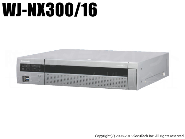 【WJ-NX300/16】Panasonic i-proエクストリーム ネットワークディスクレコーダー 16TB （代引不可・返品不可）