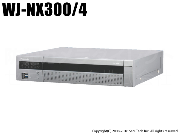 【WJ-NX300/4】Panasonic i-proエクストリーム ネットワークディスクレコーダー 4TB （代引不可・返品不可）