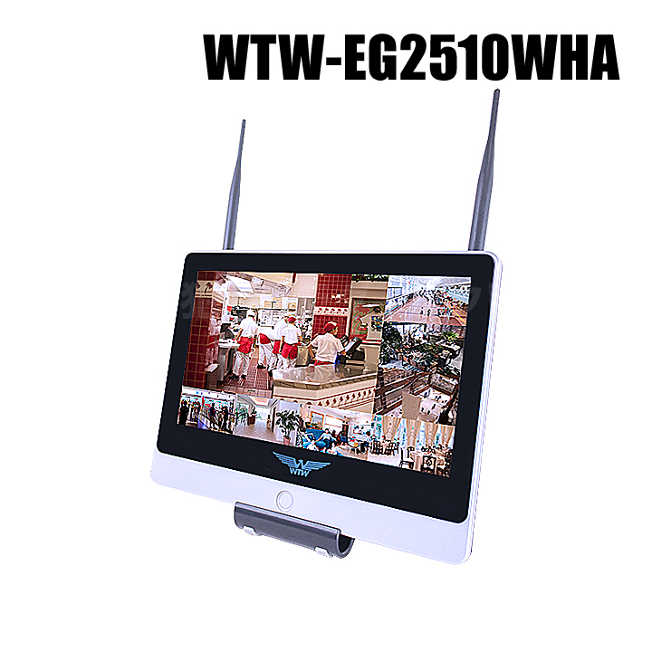 【WTW-EG2510WHA】 IPカメラシリーズ用 12.5インチモニタ一体型ネットワークレコーダー 10chモデル（2～8TB選択）（代引不可・返品不可）