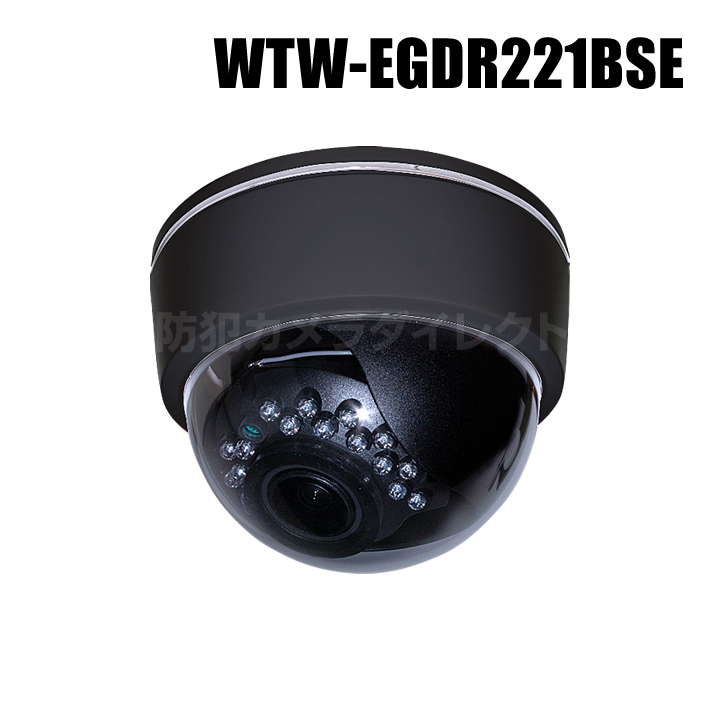 【WTW-EGDR221BSE】 365万画素 機器間Wi-Fi対応IPネットワークシリーズ 屋内仕様 赤外線ドームカメラ（代引不可・返品不可）