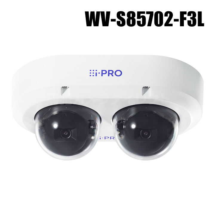 【WV-S85702-F3L】 Panasonic アイプロ i-PRO 2x8MP屋外 マルチセンサーAIカメラ （代引不可・返品不可）（3年保証）（受注生産）