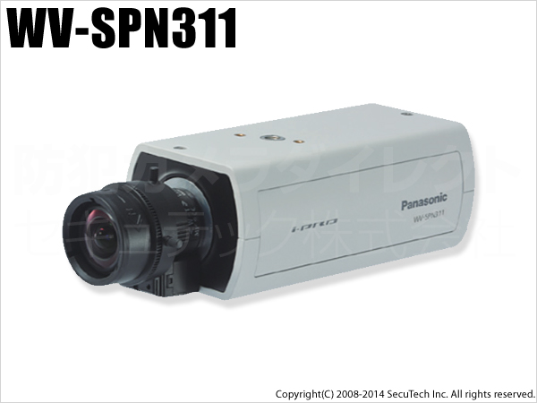 【WV-SPN311】Panasonic i-PRO SmartHD 屋内対応ネットワークカメラ（HD）〈レンズ・取付金具別売〉（代引不可・返品不可）
