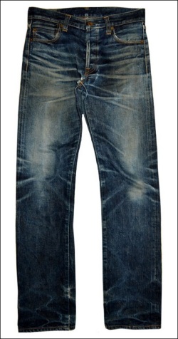 色落ちサンプル(非売品)、JAPAN BLUE　"JB0701"