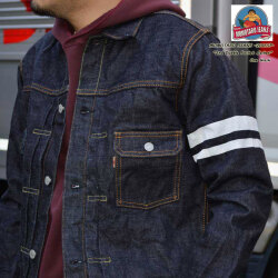 MOMOTARO JEANS 桃太郎ジーンズ "2105SP" 特濃インディゴ 出陣2ndダブルポケッ トジャケット 2nd セカンド [アウター]